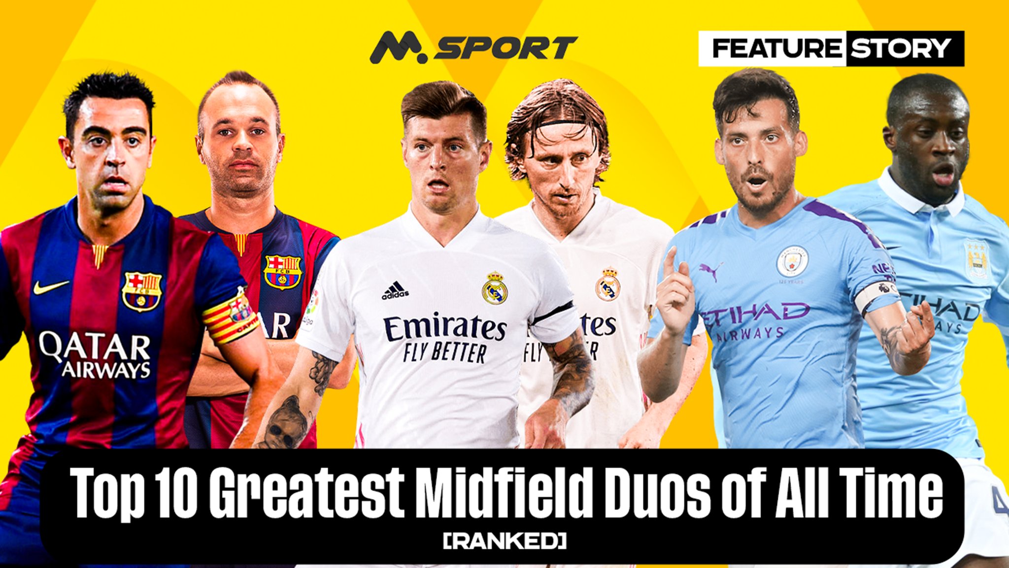 Top 10 Greatest Midfield Duos of All Time [Ranked]