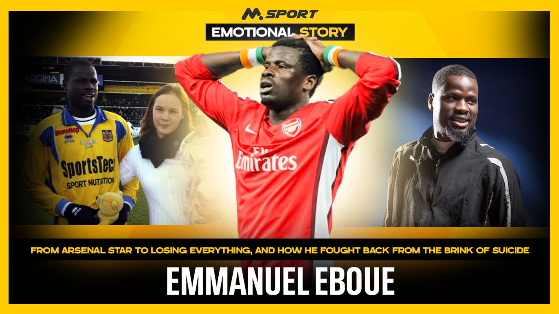 Emmanuel Eboue: From Arsenal star to losing everything, and how he fought back from the brink of suicide