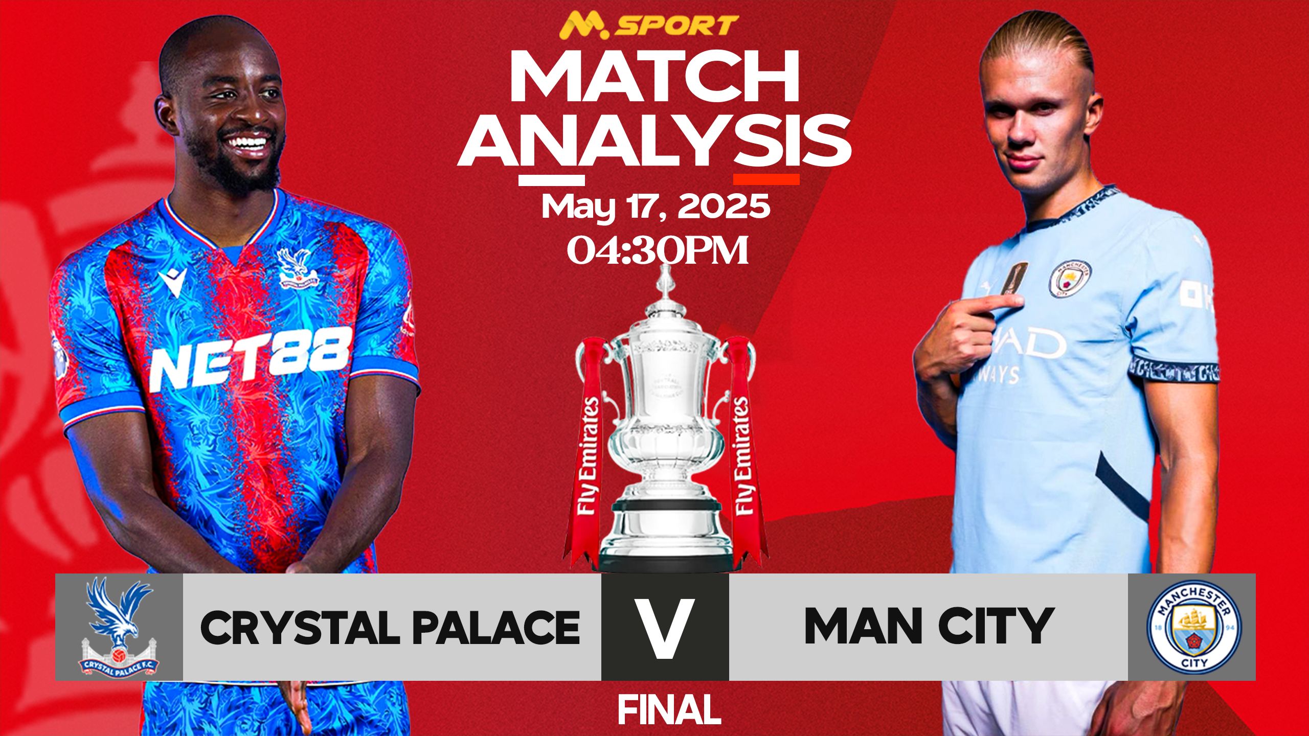 FA Cup Final: Will Crystal Palace End 120 Years of Pain or Bow to Man City's Reign?