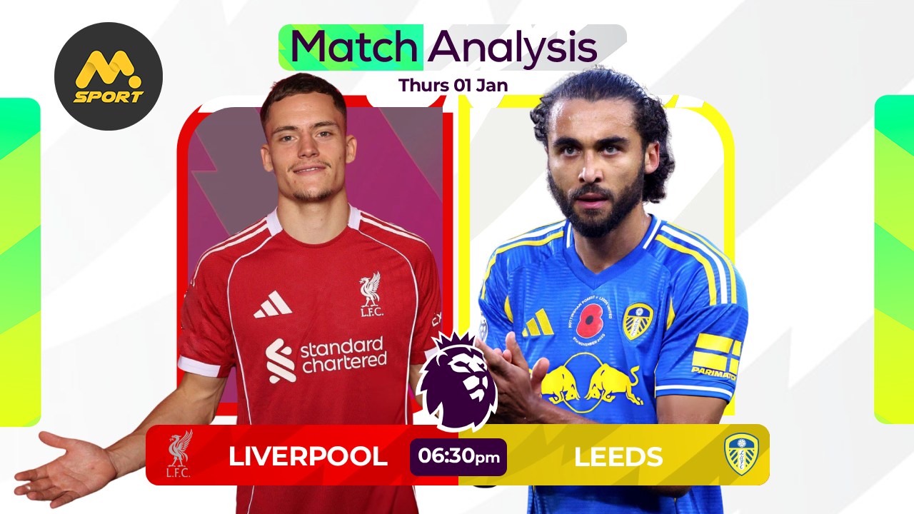 Liverpool vs  Leeds United: Wirtz’s Form vs Calvert-Lewin’s Goals  --- Can Leeds Shock Anfield on New Year's Day?