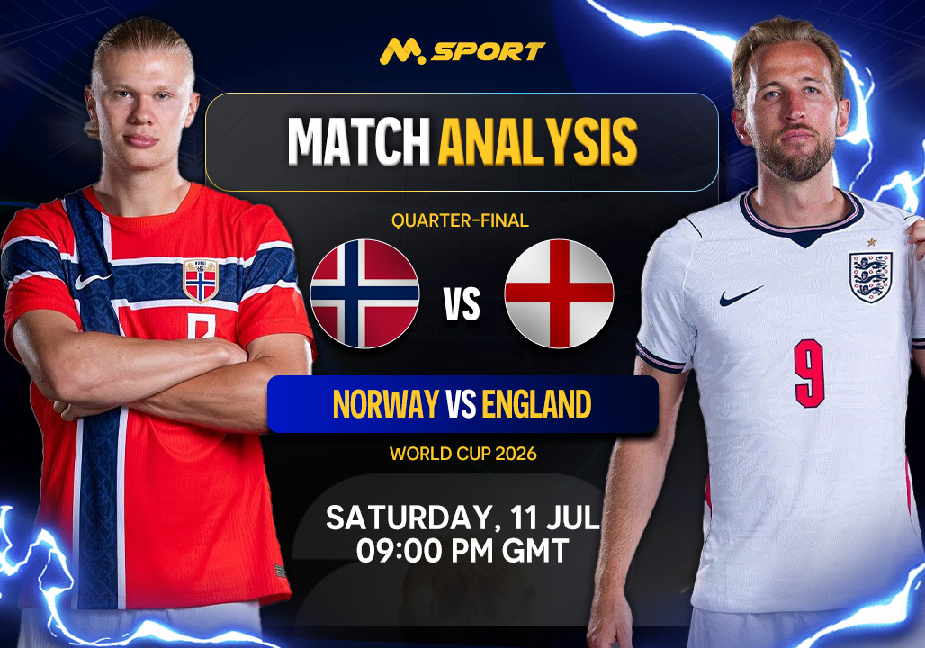 Norway vs England Prediction, Lineups, Betting Tips & Odds | World Cup 2026 Quarter-Final