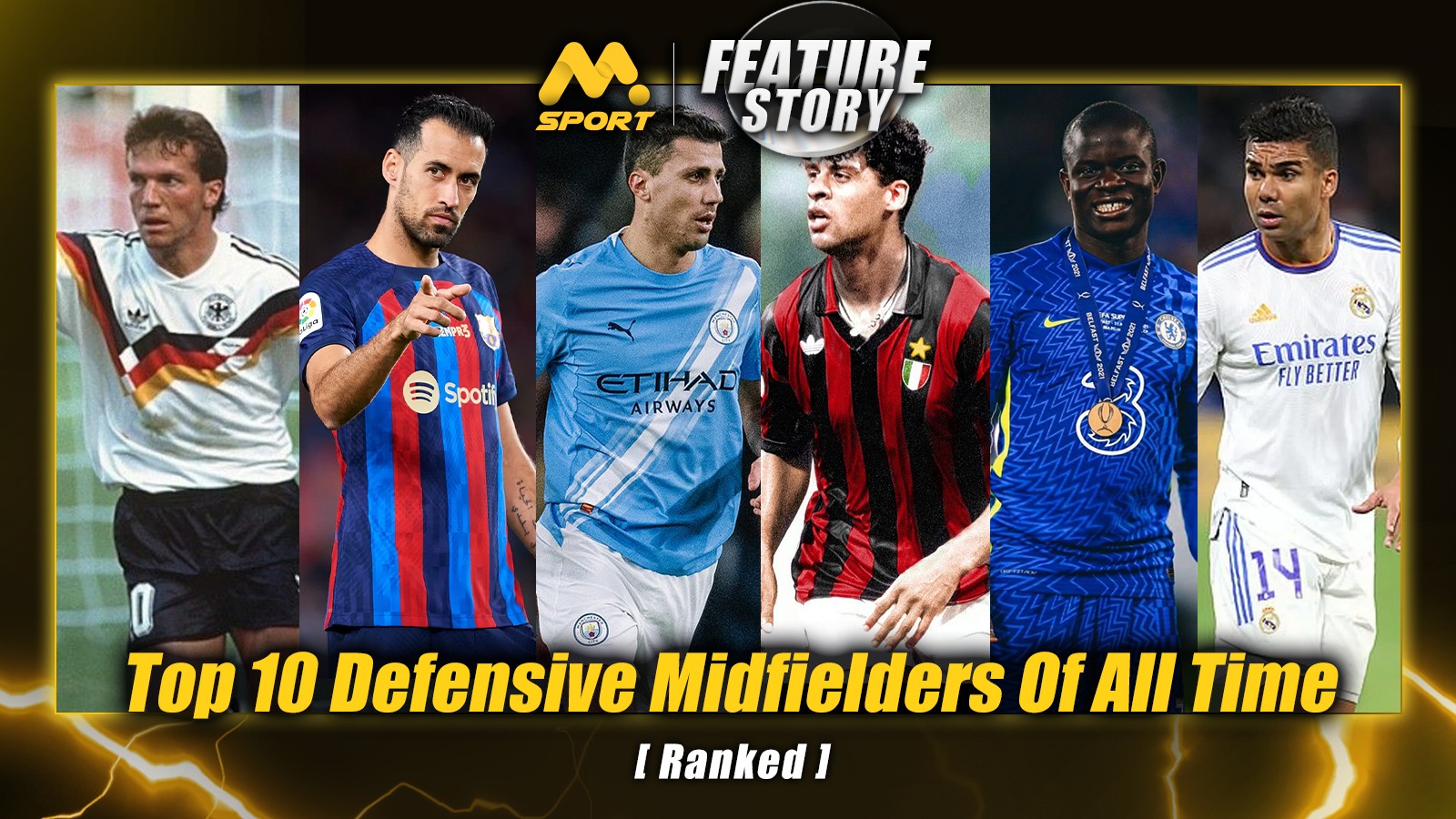 Top 10 Defensive Midfielders Of All Time [ Ranked ]