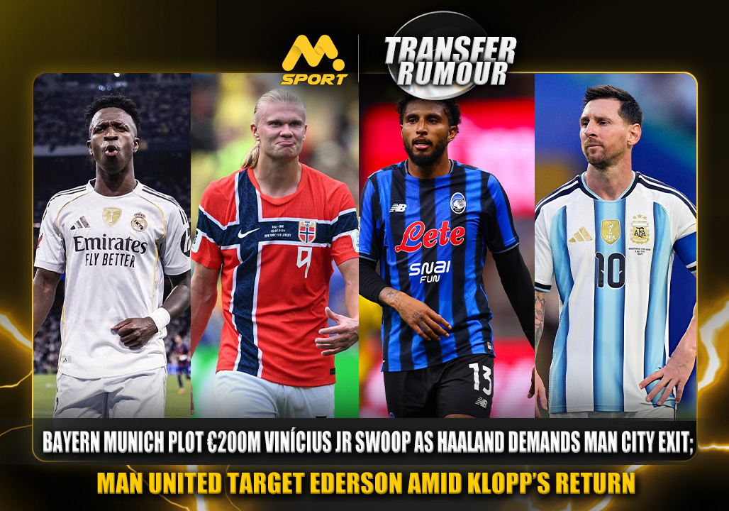Transfer Rumors: Bayern Munich Plot €200m Vinícius Jr Swoop as Haaland Demands Man City Exit; Man United Target Ederson Amid Klopp’s Return