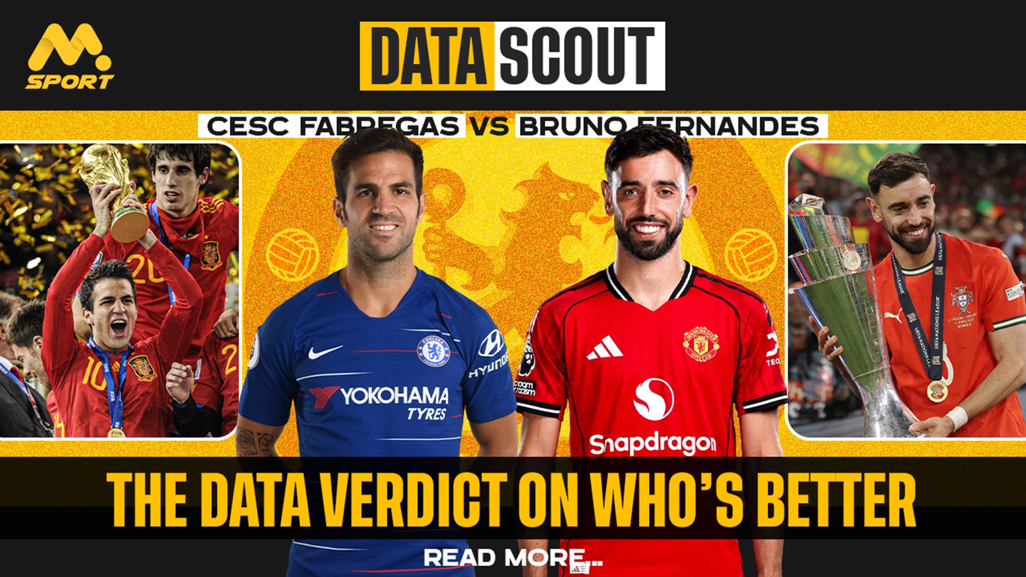 MSport DataScout: Cesc Fabregas vs Bruno Fernandes — Who Is Better? 