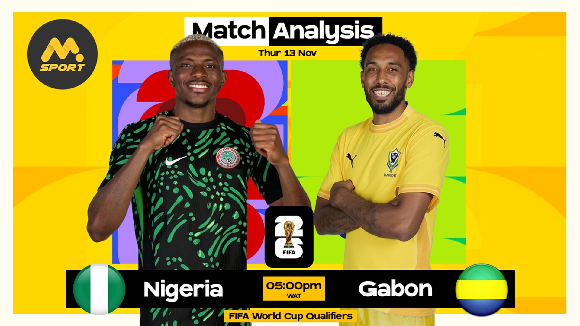 Nigeria vs Gabon Preview: Osimhen’s Power  vs Aubameyang’s Class  — Who Flies Closer to the 2026 World Cup?