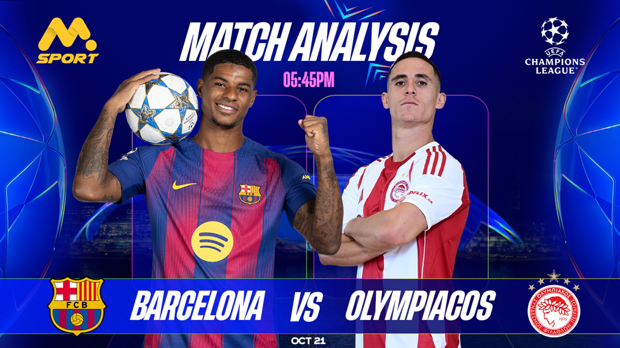 Barcelona vs Olympiacos: Yamal’s Magic  vs Podence’s Fire — Can Barca Keep Their European Push Alive?
