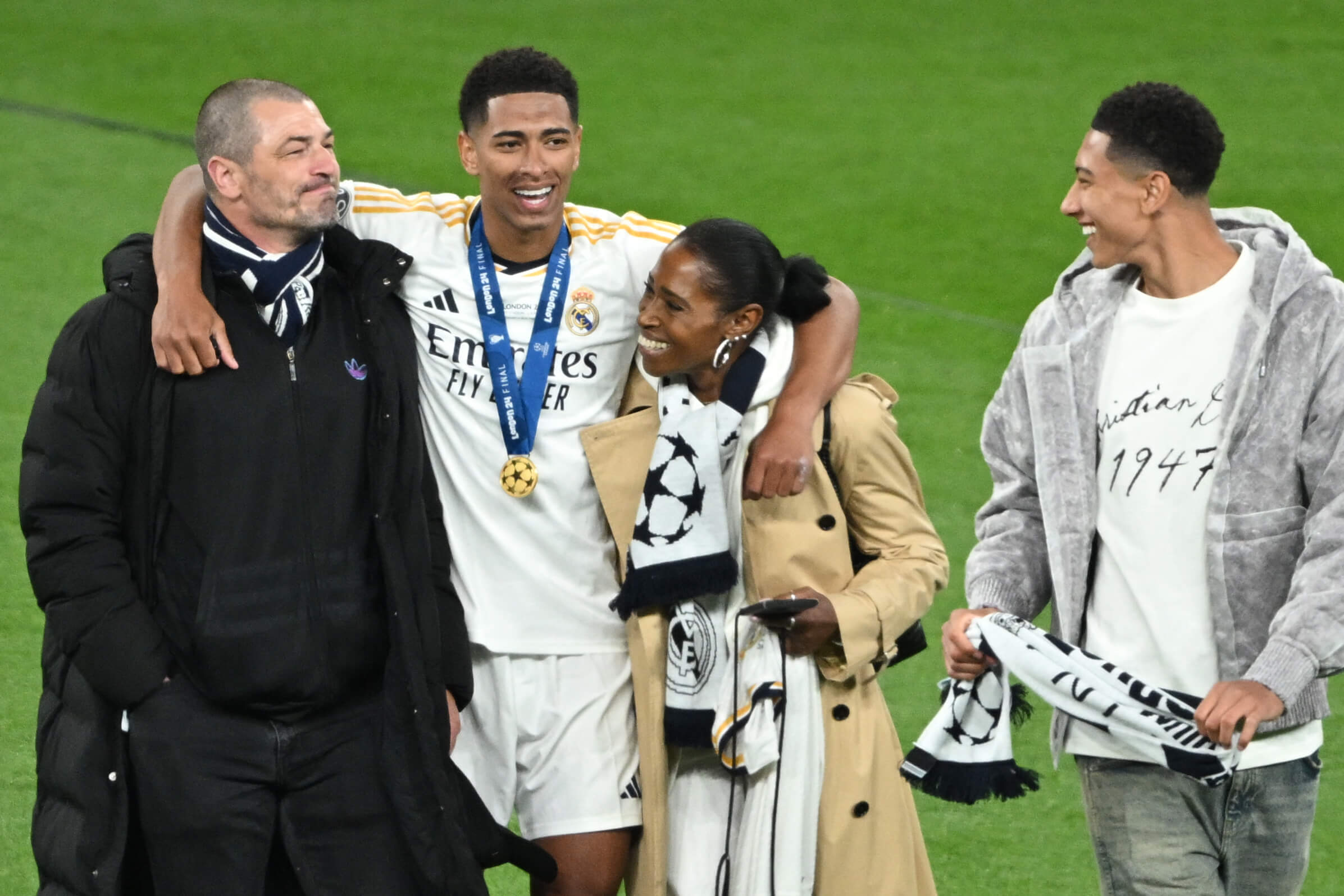 Jude Bellingham with the amily at the 2024 UCL final Jude Bellingham with the amily at the 2024 UCL final