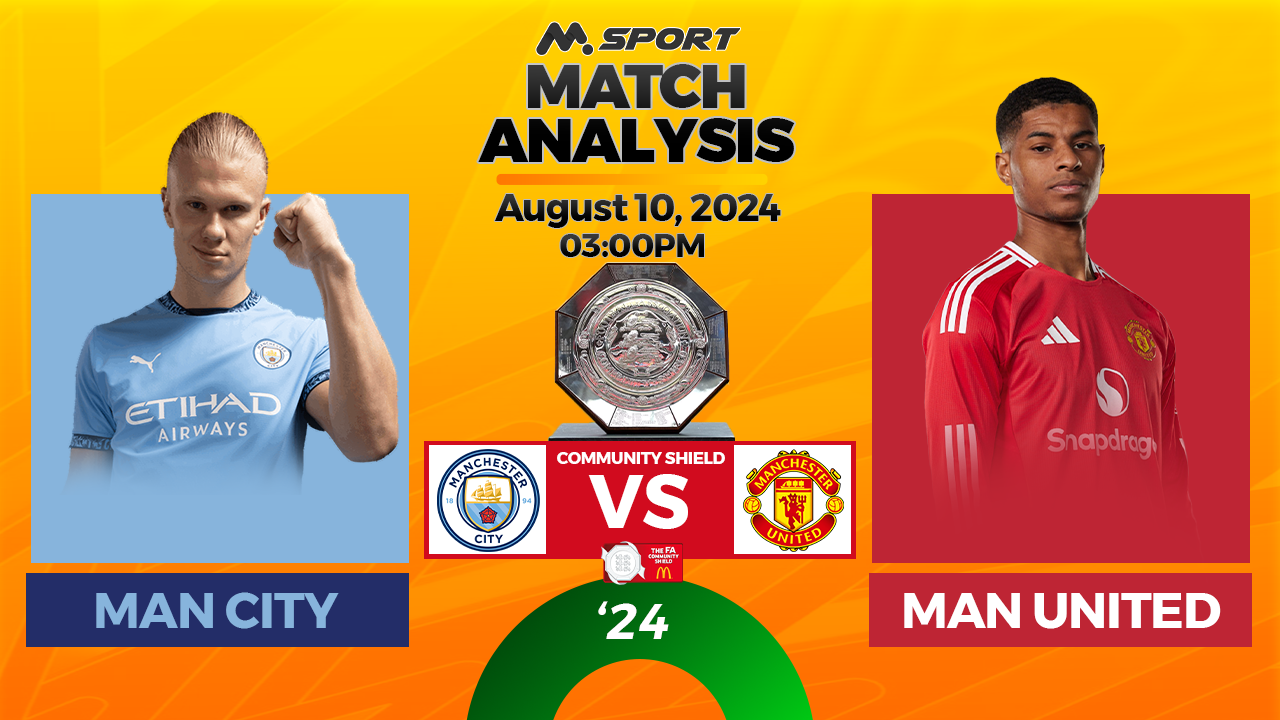 Manchester City vs Manchester United: Community Shield Showdown.