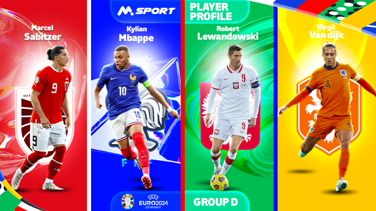 Euro 2024 Group D Prediction - Mbappe, Lewandowski, VVD, and Sabitzer - The Stars of Group D