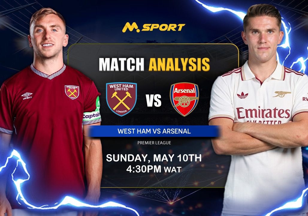 West Ham vs Arsenal: 2-11 Scoreline for Gyokeres’ Gunners in Last Two Visits to Hammers; Another Win to close in on EPL?