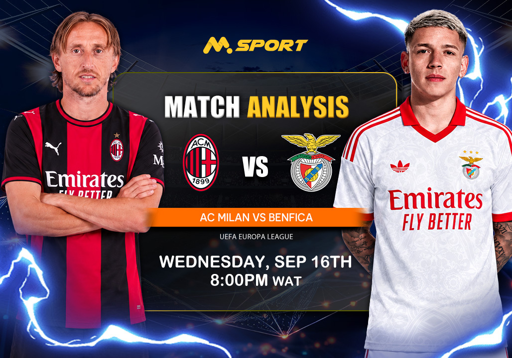AC Milan vs. Benfica: Can Modric’s Rossoneri Stop Eagles’ 7-game Winning Run?