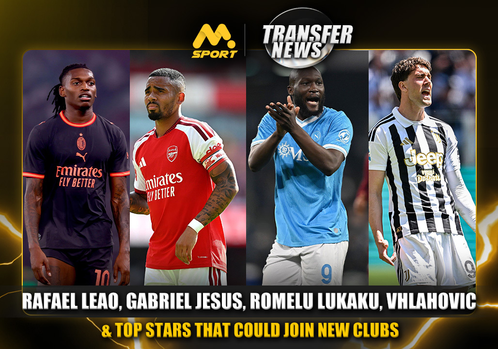 Transfer News: Rafael Leao, Gabriel Jesus, Romelu Lukaku, Vlahovic & Top Stars That Could Join New Clubs