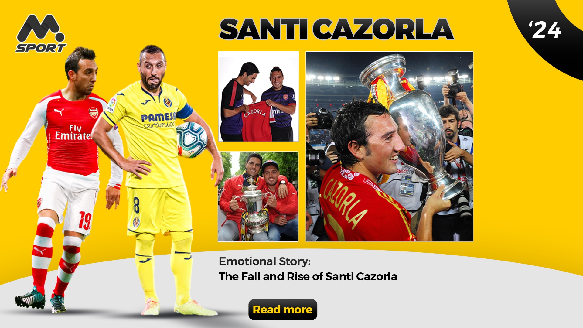 The Fall and Rise of Santi Cazorla: A Footballer’s Journey from Darkness to Glory.