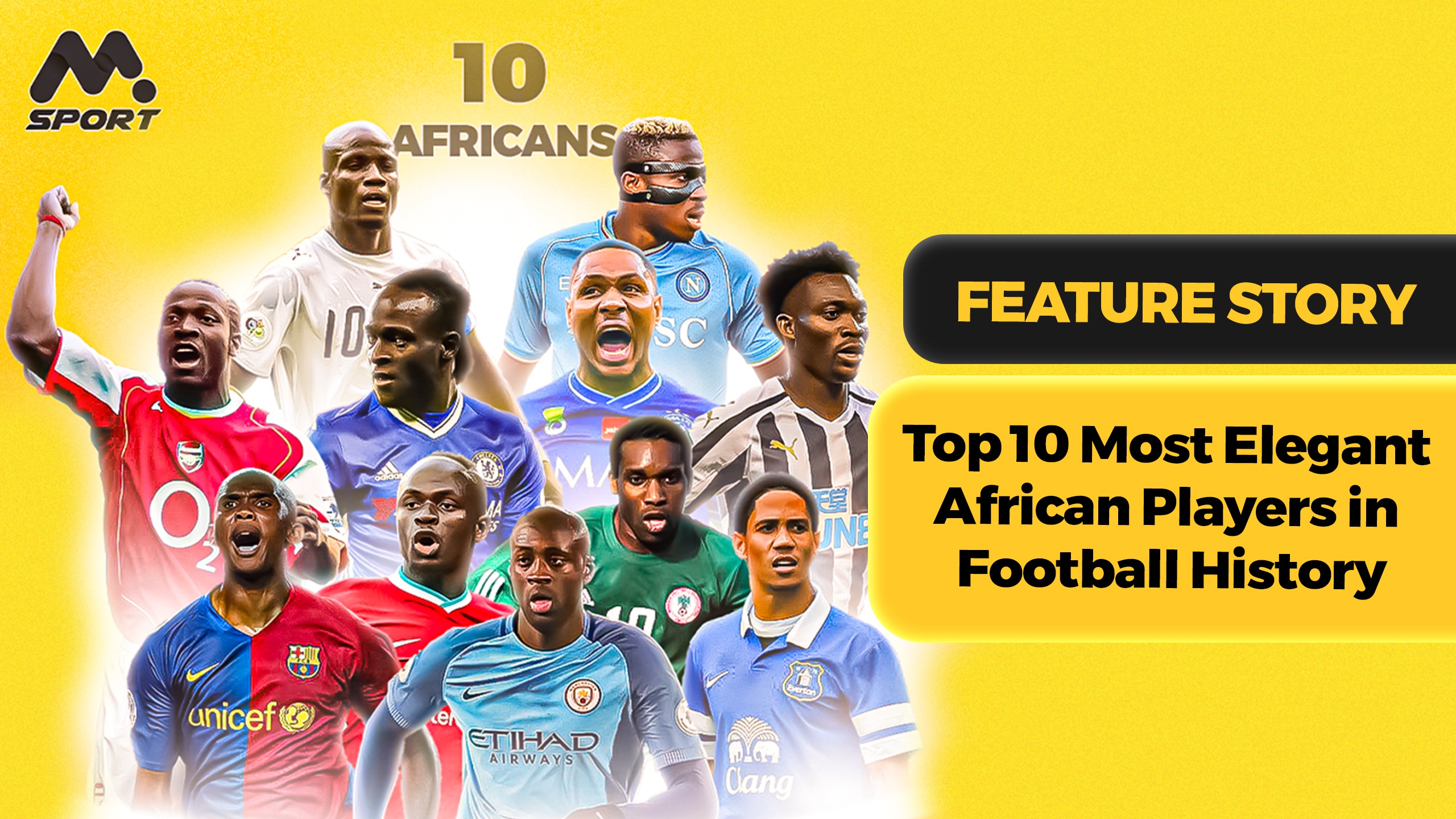 Top 10 Most Elegant African Players in Football History