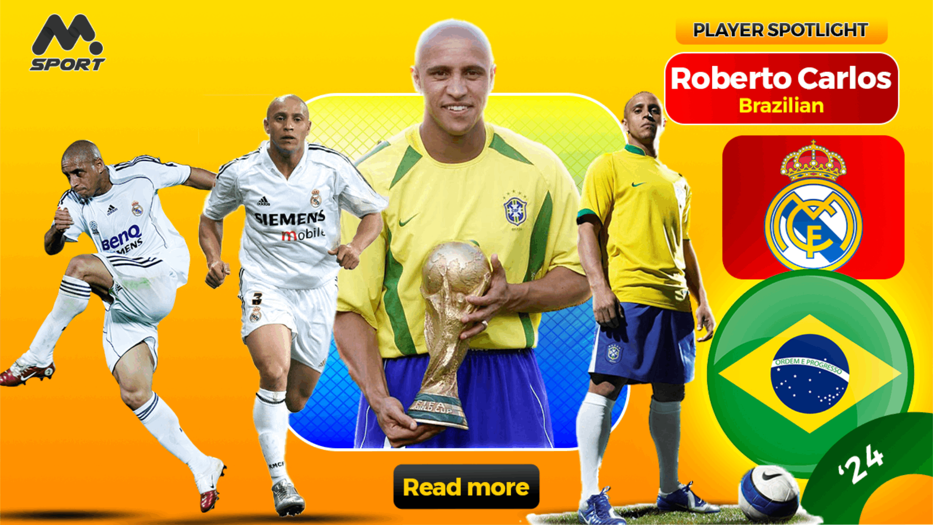 Roberto Carlos: The Left-Back Who Redefined Football.